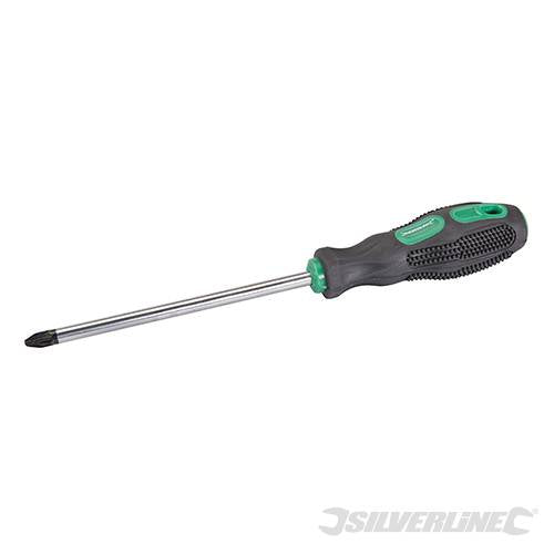 Cacciavite stella Silverline PZ1 x 75 mm punta croce in acciaio cromo Silverline