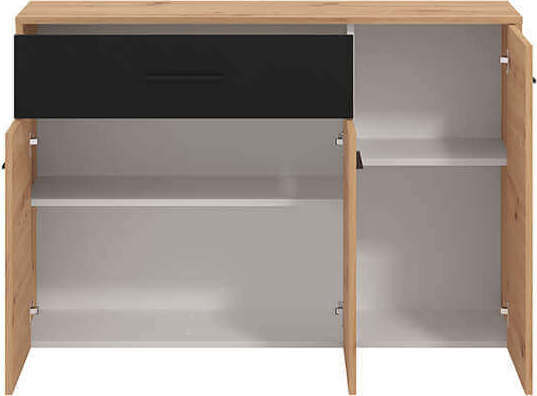 CADDIE---comò-tre-ante-un-cassetto-moderno-minimal-in-legno-cm-119,2-x-33,2-x-80,5-h-Rovere-Chiaro-Milani-Home
