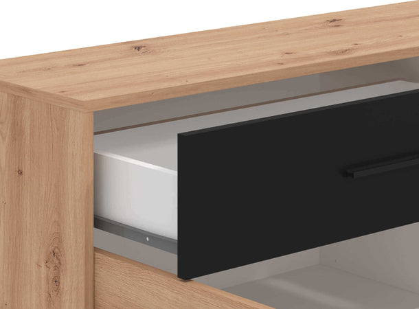 CADDIE---comò-tre-ante-un-cassetto-moderno-minimal-in-legno-cm-119,2-x-33,2-x-80,5-h-Rovere-Chiaro-Milani-Home