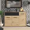 CADDIE---comò-tre-ante-un-cassetto-moderno-minimal-in-legno-cm-119,2-x-33,2-x-80,5-h-Rovere-Chiaro-Milani-Home