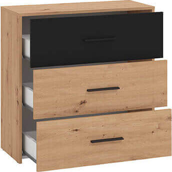 CADDIE---comò-tre-cassetti-moderno-minimal-in-legno-cm-80,6-x-33,2-x-80,5-h-Rovere-Chiaro-Milani-Home