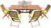 CAESAR---set-tavolo-da-giardino-allungabile-150/200x90-compreso-di-4-sedie-e-2-poltrone-in-legno-massiccio-di-acacia-Marrone-Milani-Home
