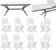 CAESAR---set-tavolo-da-giardino-allungabile-150/200x90-compreso-di-6-sedie-e-2-poltrone-in-legno-massiccio-di-acacia-Bianco-Milani-Home