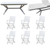 CAESAR---set-tavolo-da-giardino-allungabile-180/240x90-compreso-di-6-poltrone-in-legno-massiccio-di-acacia-Bianco-Milani-Home