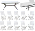 CAESAR---set-tavolo-da-giardino-allungabile-180/240x90-compreso-di-8-sedie-e-2-poltrone-in-legno-massiccio-di-acacia-Bianco-Milani-Home