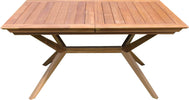 CAESAR---tavolo-da-giardino-allungabile-in-legno-massiccio-di-acacia-150/200x90-Marrone-Milani-Home