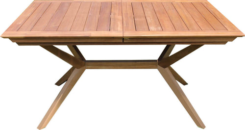 CAESAR---tavolo-da-giardino-allungabile-in-legno-massiccio-di-acacia-150/200x90-Marrone-Milani-Home