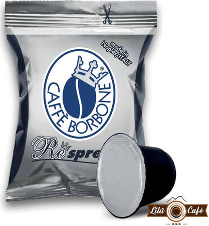 Caffè Borbone 50x Capsule Respresso Capsule Compatibili Nespresso Miscela Nera Confezione Da 50 Pezzi Alimentari e cura della casa/Caffè tè e bevande/Caffè/Cialde e capsule di caffè Franco Pausa Caffè - Albano Laziale, Commerciovirtuoso.it
