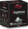 Caffè Trombetta 100x Capsule Compatibili Nespresso L'espresso Più Crema Confezione 100 Pezzi Alimentari e cura della casa/Caffè tè e bevande/Caffè/Cialde e capsule di caffè Franco Pausa Caffè - Albano Laziale, Commerciovirtuoso.it