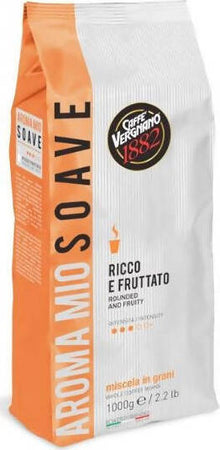 Caffè Vergnano 1 kg Caffè in grani chicchi Aroma Mio SOAVE ARANCIONE confezione 1kg Caffè in grani e chicchi di caffè Non solo caffè online - Albano Laziale, Commerciovirtuoso.it