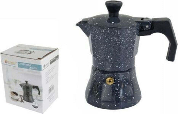 Caffettiera Moka Macchinetta Caff? Espresso Effetto Pietra Misura 2 Tazze Casa, arredamento e bricolage > Elettrodomestici > Caffettiere Trade Shop italia - Napoli, Commerciovirtuoso.it