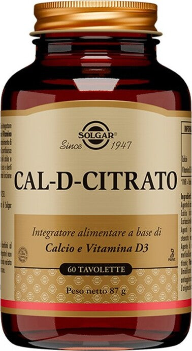 CAL-D-CITRATO-integratore-alimentare-60-tavolette-Solgar