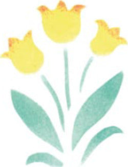 CALAMBOUR-COLLEZIONE-EASY---MASCHERINA-STENCIL-8x12CM-TULIPANI-722