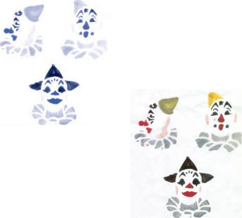 CALAMBOUR-COLLEZIONE-EASY---MASCHERINA-STENCIL-A4-21X29,7CM-CLOWN-341