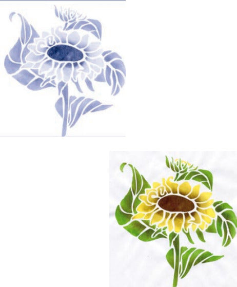 CALAMBOUR-COLLEZIONE-EASY---MASCHERINA-STENCIL-A4-21X29,7CM-GIRASOLE-307