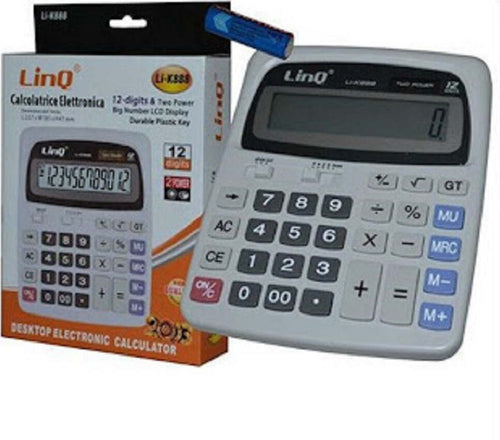 Calcolatrice Elettronica Li-k888 Display Lcd 12 Cifre A Grandi Numeri 2 Power Cancelleria e prodotti per ufficio/Elettronica per ufficio/Calcolatrici/Scientifiche Trade Shop italia - Napoli, Commerciovirtuoso.it