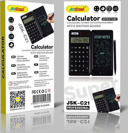 Calcolatrice Jsk-c21 Piano Scrittura Penna Tavoletta Scrivere Disegnare/memo Pad Cancelleria e prodotti per ufficio/Elettronica per ufficio/Calcolatrici/Scientifiche Trade Shop italia - Napoli, Commerciovirtuoso.it