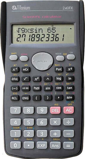Calcolatrice scientifica 240FX - 2 linee - 240 funzioni - Titanium Cancelleria e prodotti per ufficio/Elettronica per ufficio/Calcolatrici/Grafiche Eurocartuccia - Pavullo, Commerciovirtuoso.it