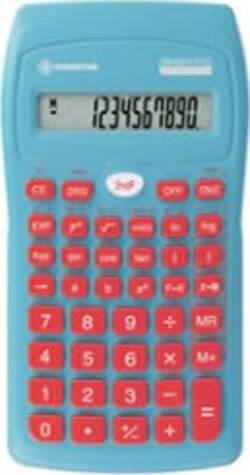Calcolatrice scientifica BeColor - 10+2 cifre - azzurro cielo - tasti rossi - Osama Cancelleria e prodotti per ufficio/Elettronica per ufficio/Calcolatrici/Grafiche Eurocartuccia - Pavullo, Commerciovirtuoso.it