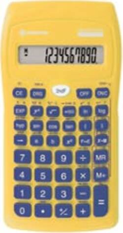Calcolatrice scientifica BeColor - 10+2 cifre - giallo - tasti blu - Osama Cancelleria e prodotti per ufficio/Elettronica per ufficio/Calcolatrici/Grafiche Eurocartuccia - Pavullo, Commerciovirtuoso.it