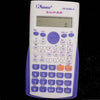 Calcolatrice-Scientifica-Doppia-Linea-Di-Calcolo-Colore-Bianco-Blu