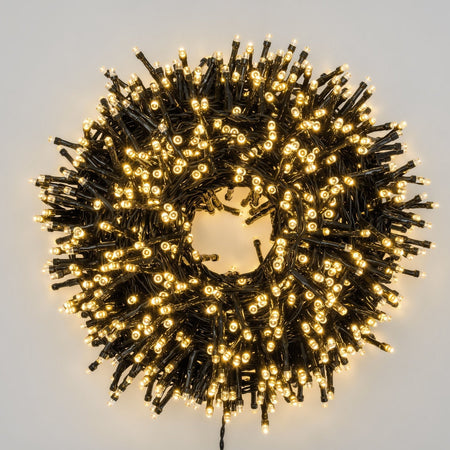 Luci di natale catena led "Minicluster" per interno ed esterno addobbi natalizi Ø 5 mm