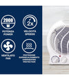 Caldobagno Elettrico A Basso Consumo Energetico Stufa Stufetta Termoventilatore