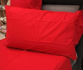 Caleffi - Completo-lenzuola Cotone tinta unita Tinta Unita Singolo Rosso Casa e cucina/Tessili per la casa/Biancheria da letto/Lenzuola e federe/Set di lenzuola e federe Biancheria Arredo Home - Nola, Commerciovirtuoso.it