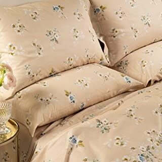 Caleffi - Completo-lenzuola Fiordaliso velluto Bouquet Matrimoniale Avorio Casa e cucina/Tessili per la casa/Biancheria da letto/Lenzuola e federe/Set di lenzuola e federe Biancheria Arredo Home - Nola, Commerciovirtuoso.it