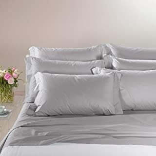Caleffi - Completo-lenzuola Percalle Tinta Unita Matrimoniale Grigio Casa e cucina/Tessili per la casa/Biancheria da letto/Lenzuola e federe/Set di lenzuola e federe Biancheria Arredo Home - Nola, Commerciovirtuoso.it