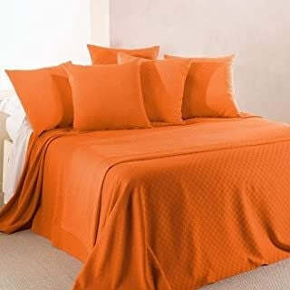 Caleffi - Copriletto-non-trapuntato Rodeo Tinta Unita Piazza e Mezza Arancio Casa e cucina/Tessili per la casa/Biancheria da letto/Copriletti Biancheria Arredo Home - Nola, Commerciovirtuoso.it