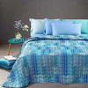 Caleffi - Copriletto-trapuntato Cromatic 00036 Matrimoniale Blu Casa e cucina/Tessili per la casa/Biancheria da letto/Copriletti Biancheria Arredo Home - Nola, Commerciovirtuoso.it
