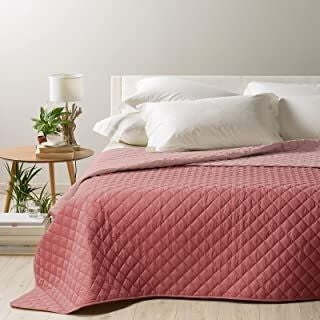Caleffi - Copriletto-trapuntato Mix Tinta Unita Matrimoniale Rosa Casa e cucina/Tessili per la casa/Biancheria da letto/Copriletti Biancheria Arredo Home - Nola, Commerciovirtuoso.it