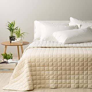 Caleffi - Copriletto-trapuntato Modern Tinta Unita Singolo Vaniglia Casa e cucina/Tessili per la casa/Biancheria da letto/Copriletti Biancheria Arredo Home - Nola, Commerciovirtuoso.it
