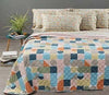 Caleffi - Copriletto-trapuntato Sonic 00036 Matrimoniale Arancio Casa e cucina/Tessili per la casa/Biancheria da letto/Copriletti Biancheria Arredo Home - Nola, Commerciovirtuoso.it