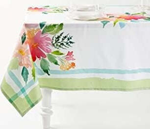 Caleffi 1003501 Cotone Dalia Tovaglia, Taglia Unica Casa e cucina/Tessili per la casa/Tessili da cucina/Tovaglie Biancheria Arredo Home - Nola, Commerciovirtuoso.it