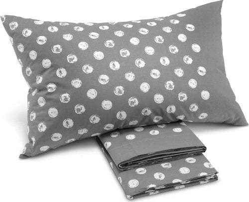 Caleffi Bolle Completo Lenzuola, Cotone , Grigio, Singolo, 1001821 , Caleffi Casa e cucina/Tessili per la casa/Biancheria da letto/Lenzuola e federe/Set di lenzuola e federe Biancheria Arredo Home - Nola, Commerciovirtuoso.it