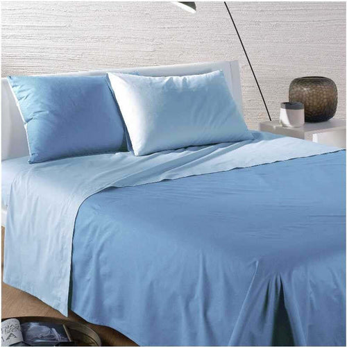 Caleffi Completo Lenzuola Bikolor Letto Matrimoniale Utilizzabile Senza Copriletto in Puro Cotone 100% Casa e cucina/Tessili per la casa/Biancheria da letto/Lenzuola e federe/Set di lenzuola e federe La Bottega del Risparmio - Bari, Commerciovirtuoso.it