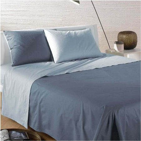Caleffi Completo Lenzuola Bikolor Letto Matrimoniale Utilizzabile Senza Copriletto in Puro Cotone 100% Casa e cucina/Tessili per la casa/Biancheria da letto/Lenzuola e federe/Set di lenzuola e federe La Bottega del Risparmio - Bari, Commerciovirtuoso.it