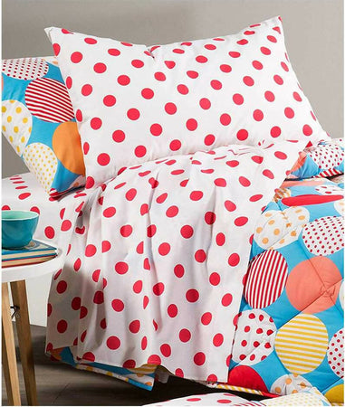 Caleffi Completo Lenzuola Letto Singolo Bimbo/bimba Completo Letto 1 Piazza A Pois Candy Lenzuola Bianche E Rosse Casa e cucina/Tessili per la casa/Biancheria per la cameretta/Lenzuola e federe/Set di lenzuola e federe La Bottega del Risparmio - Bari, Commerciovirtuoso.it