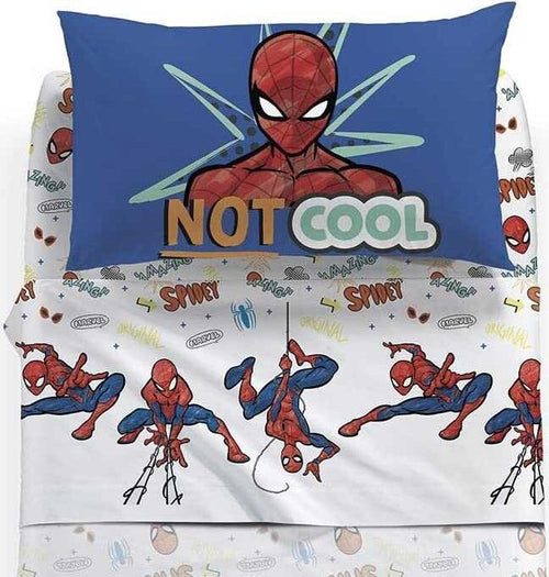 Caleffi Completo Lenzuola Letto Singolo Spiderman Cool Cotone 100% Set Letto Lenzuola Singolo Bambino Uomo Ragno Casa e cucina/Tessili per la casa/Biancheria per la cameretta/Lenzuola e federe/Set di lenzuola e federe La Bottega del Risparmio - Bari, Commerciovirtuoso.it