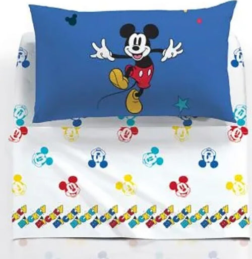 Caleffi Completo Lenzuola Mickey Retro per Bambini Cotone 100% Casa e cucina/Tessili per la casa/Biancheria per la cameretta/Lenzuola e federe/Set di lenzuola e federe La Bottega del Risparmio - Bari, Commerciovirtuoso.it