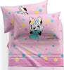 Caleffi Completo Letto Minnie Set Lenzuola Letto Singolo Minnie Rosa Colors 1 Piazza Topolina 100% Cotone Completo 90x200 cm Casa e cucina/Tessili per la casa/Biancheria per la cameretta/Lenzuola e federe/Set di lenzuola e federe La Bottega del Risparmio - Bari, Commerciovirtuoso.it