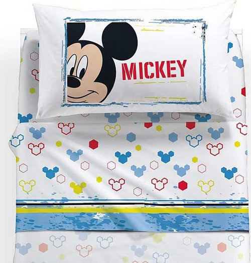 Caleffi Completo Letto Singolo Topolino Set Lenzuola Mickey Mouse Avventura 1 Piazza 100% Co Casa e cucina/Tessili per la casa/Biancheria per la cameretta/Lenzuola e federe/Set di lenzuola e federe La Bottega del Risparmio - Bari, Commerciovirtuoso.it