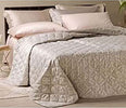 Caleffi Copriletto Matrimoniale Trapuntato Leggero in Raso Jacquard Art. Astoria - Beige, 2 Piazze Casa e cucina/Tessili per la casa/Biancheria da letto/Copriletti Biancheria Arredo Home - Nola, Commerciovirtuoso.it