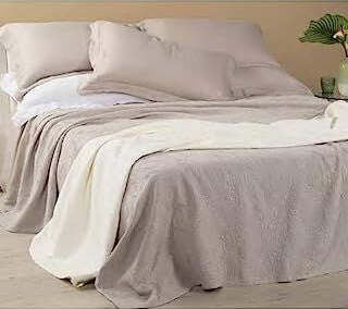 Caleffi Copriletto non Trapuntato Portofino Naturale Matrimoniale Casa e cucina/Tessili per la casa/Biancheria da letto/Copriletti Biancheria Arredo Home - Nola, Commerciovirtuoso.it