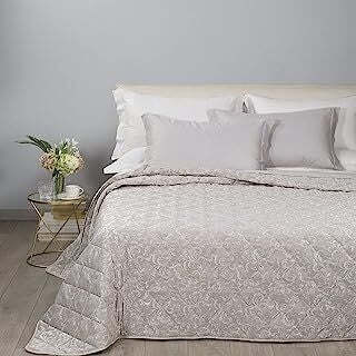 Caleffi Copriletto Primaverile Iris Corda In Raso Jacquard Casa e cucina/Tessili per la casa/Biancheria da letto/Copriletti Biancheria Arredo Home - Nola, Commerciovirtuoso.it