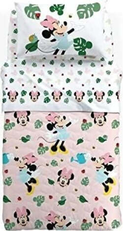 Caleffi Copriletto trapuntato Minnie Garden Singolo Casa e cucina/Tessili per la casa/Biancheria per la cameretta/Trapunte e copriletti Biancheria Arredo Home - Nola, Commerciovirtuoso.it