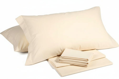 Caleffi Cotone tinta unita Completo Lenzuola, Cotone , Avorio, Matrimoniale, 00953 , Caleffi Casa e cucina/Tessili per la casa/Biancheria da letto/Lenzuola e federe/Set di lenzuola e federe Biancheria Arredo Home - Nola, Commerciovirtuoso.it