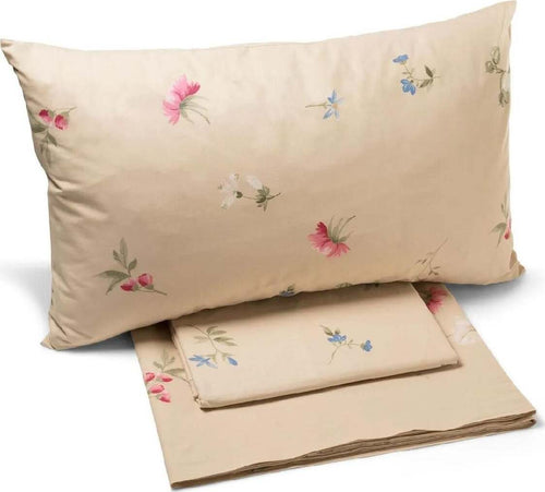 Caleffi-Floral2-Completo-Lenzuola,-Cotone,-Avorio,-Matrimoniale,-1003626,-Caleffi